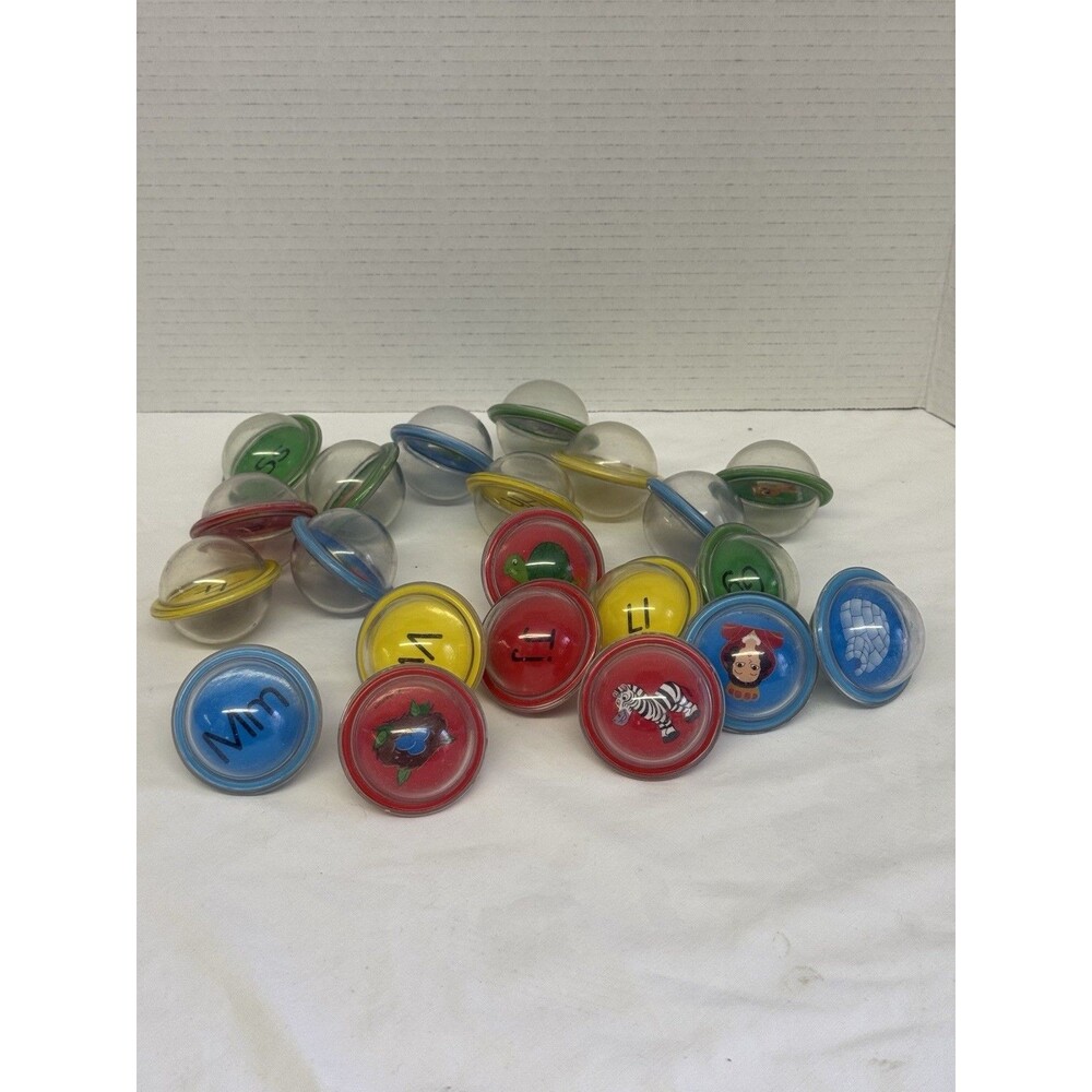 Lakeshore Float & Find Alphabet Bubbles Limited Set 21 Of 26 Letters Pre Owned